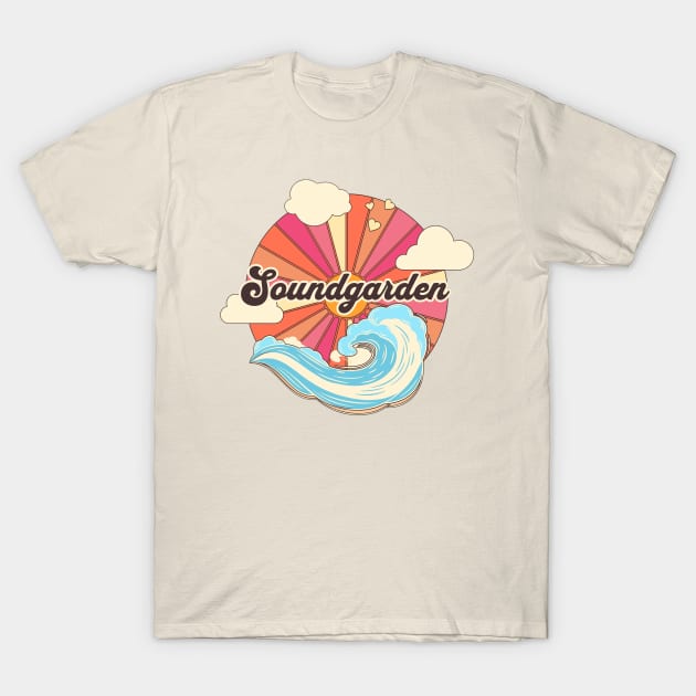 Soundgarden  Ocean Summer T-Shirt by The Manny Cruz Show